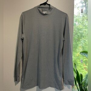 32 Degrees Heat | Men’s Gray Mock Neck Long Sleeve Shirt